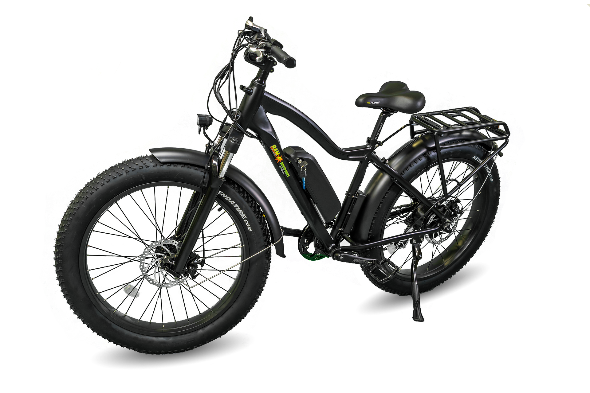 Electric Bike BAM-SUPREME Electric Bike By E-Wheels-Black - PureUps
