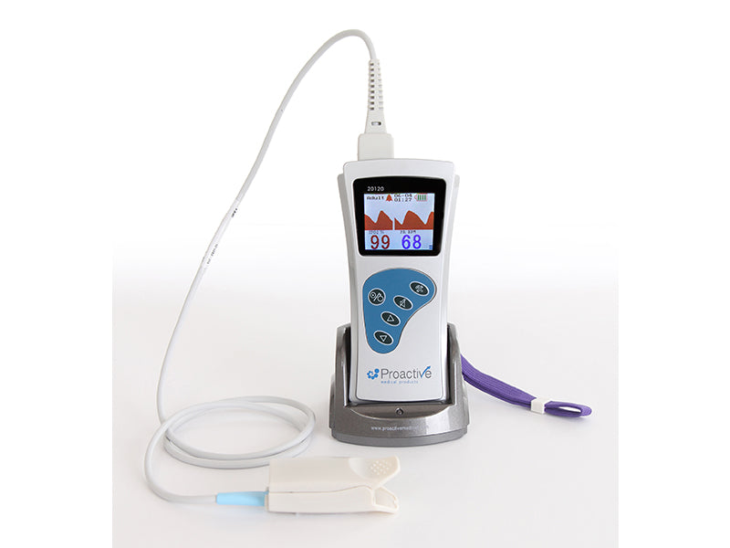 Handheld Pulse Oximeter Protekt® Deluxe Rechargeable Handheld Pulse Oximeter - PureUps