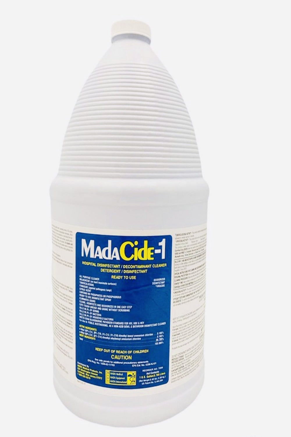 Hand Sanitizer Madacide-1 7009 Alcohol Free Germicidal Disinfectant / Sanitizer Gallon - PureUps