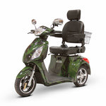 GRNCM 3WHEEL SCOOTER EW-36 Senior 3 Wheel Electric Mobility Scooter With Digital Anti-Theft Alarm-FULLY ASSEMBLED - PureUps