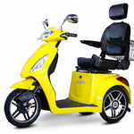 YELLOW 3WHEEL SCOOTER EW-36 Senior 3 Wheel Electric Mobility Scooter With Digital Anti-Theft Alarm-FULLY ASSEMBLED - PureUps