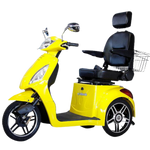 EW-36 Senior 3 Wheel Electric Mobility Scooter With Digital Anti-Theft Alarm-FULLY ASSEMBLED