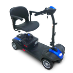 Blue / 12V 18AH ( Up to 18 miles 50+) 4 WHEEL SCOOTER EvRider MiniRider Lite Transportable Mobility Scooter - PureUps