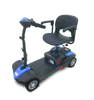 Blue / 12V 12AH ( Up to10 miles included ) 4 WHEEL SCOOTER EvRider MiniRider Lite Transportable Mobility Scooter - PureUps