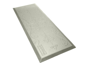 PROACTIVE MEDICAL PRODUCTS - preventive fall mat with beveled edges color gray - full image - nice looking design on the top part- PUREUPS 