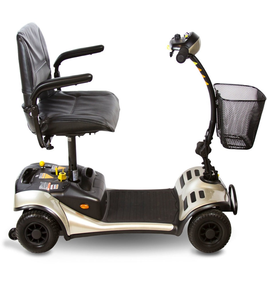 side view of the dasher 4 wheel travel scooter - PureUPS  