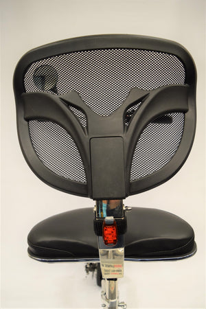 LED rear light attached to the back seat of the smartscoot travel scooter - PUREUPS 