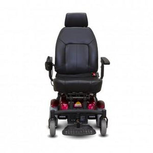front view of the 6 runner 10" power wheelchair - pureups 