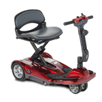 Burgundy / 25.2V 11.5Ah Lithium-Ion x1 (included) 4 WHEEL SCOOTER EV Rider Transport AF+ Foldable, Travel Friendly 4 Wheel Mobility Scooter - PureUps