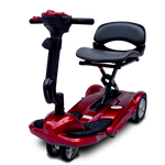 Burgundy / 25.2V 11.5Ah Lithium Battery x1 (included) 4 WHEEL SCOOTER EV Rider TranSport M Folding - Travel Friendly Mobility Scooter - PureUps