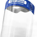 sneeze guards, productive guards, portable guards Face Shield 5/pack, with Adjustable Elastic Band for All Sizes. - PureUps