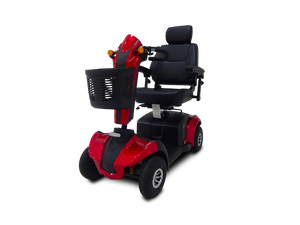 Ruby Red 4 WHEEL SCOOTER EV-Rider CityRider Four Wheel Mobility FULL-Size Scooter - PureUps