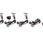 3WHEEL SCOOTER EW-07 Eforce 3 Wheel Mobility Scooter-Airline Approved - Lithium Battery By E-Wheels - PureUps