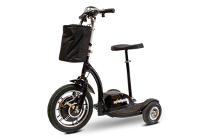 BLACK 3WHEEL SCOOTER EWheels EW-18 Stand-N-Ride 3 Wheel Mobility Recreational Scooter - PureUps