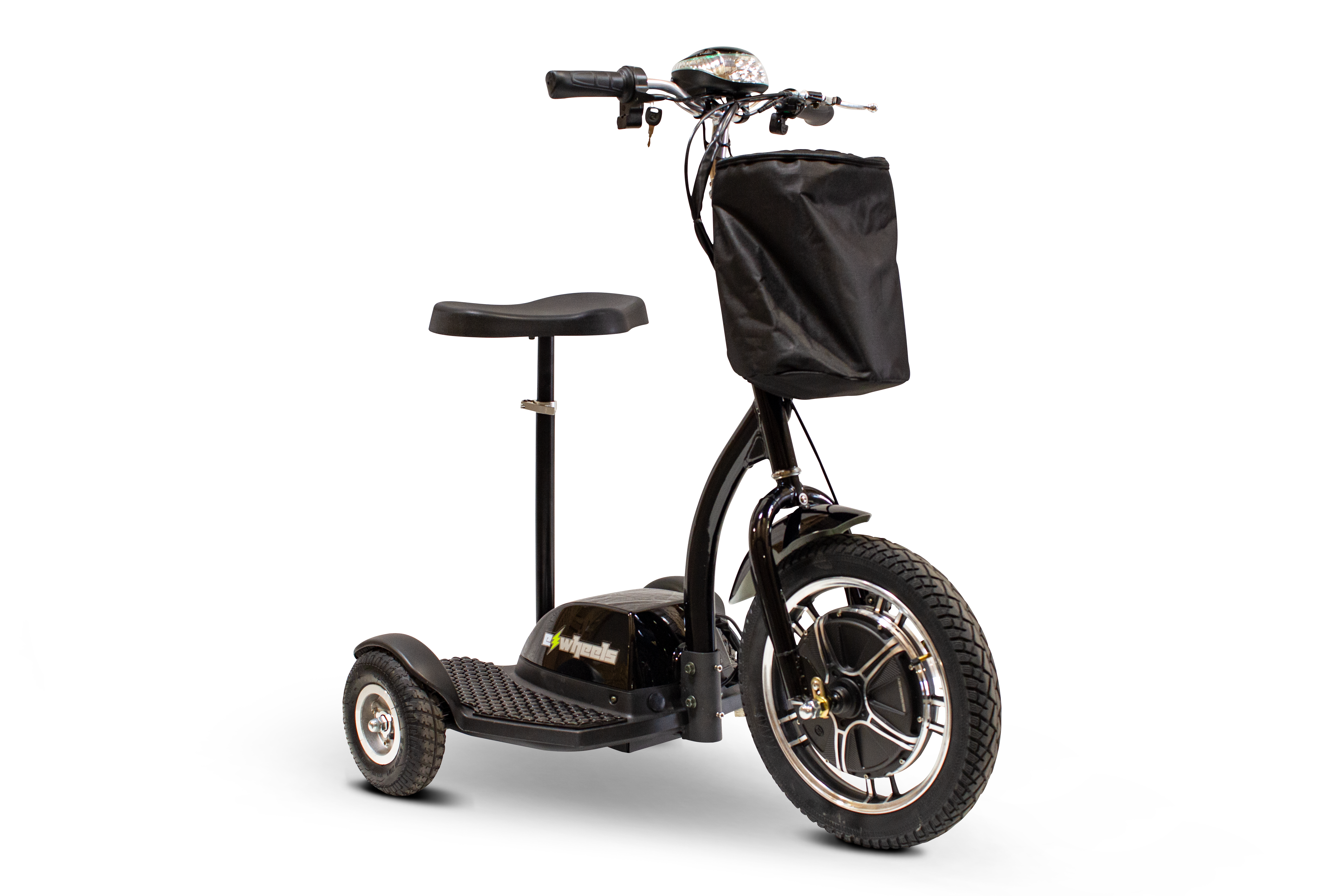 3WHEEL SCOOTER EWheels EW-18 Stand-N-Ride 3 Wheel Mobility Recreational Scooter - PureUps