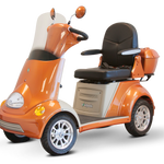 ORANGE 4 WHEEL SCOOTER EW-52 Electric 4-Wheel Mobility scooter for Adult and Seniors- FULLY ASSEMBLED - PureUps