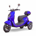 BLUE 3WHEEL SCOOTER EW-Bugeye Sporty Electric 3 Wheel Mobility Scooter - PureUps