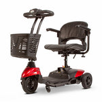 3WHEEL SCOOTER EW-M33 Electric Three-Wheel Lightweight Travel mobility Scooter with Swivel Seat By E-Wheels-RED - PureUps