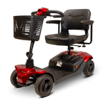 RED 4 WHEEL SCOOTER EW-M41 Electric 4 Wheel Lightweight Powerful Mobility Scooter by E-Wheels Medical - PureUps