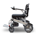 power wheelchair EW-M43 Lightweight Portable Folding Power Wheelchair By E-Wheels Medical -Silver - PureUps