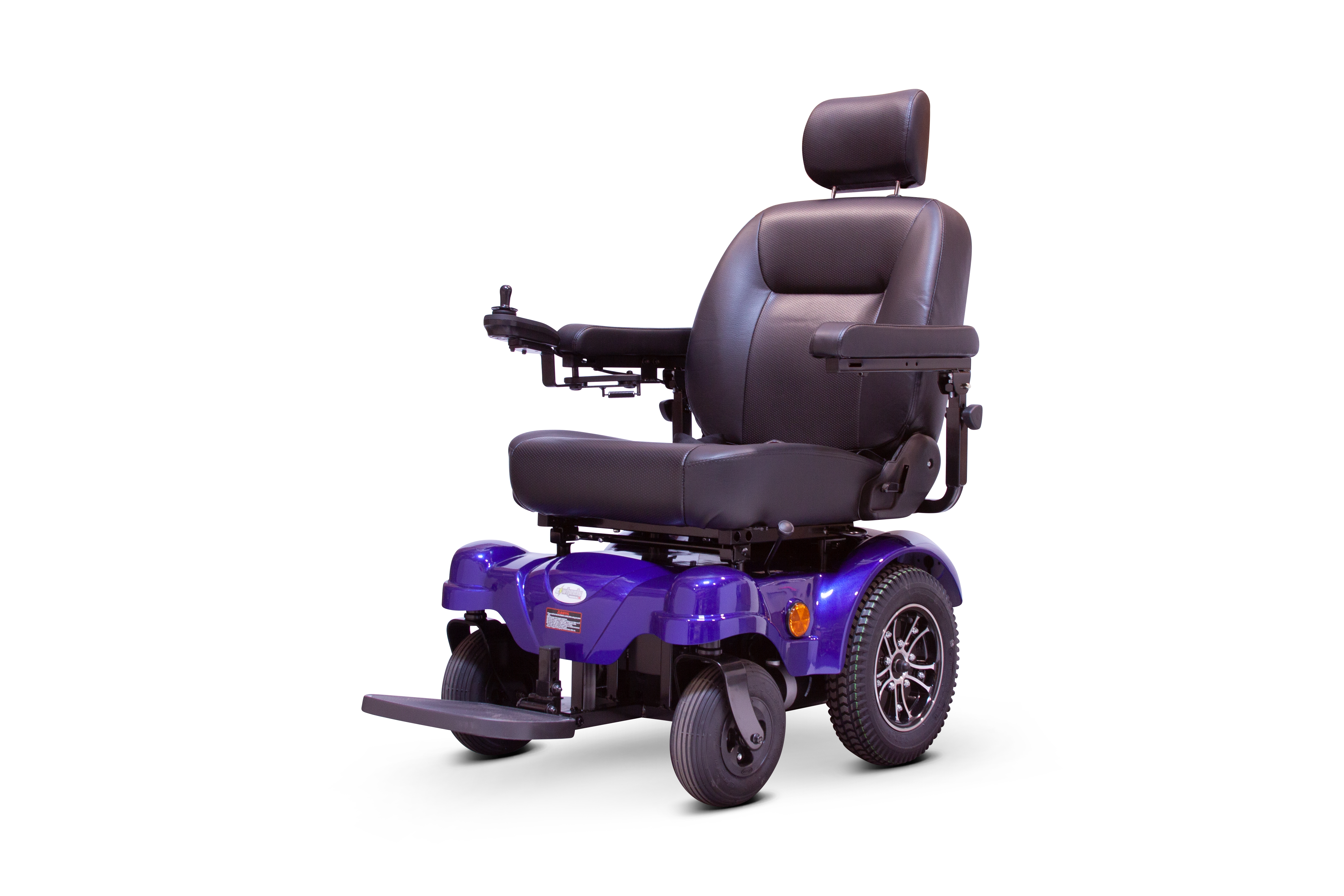 BLUE power wheelchair EW-M51 Medical Electric Power Wheelchair By E-Wheels Medical - PureUps