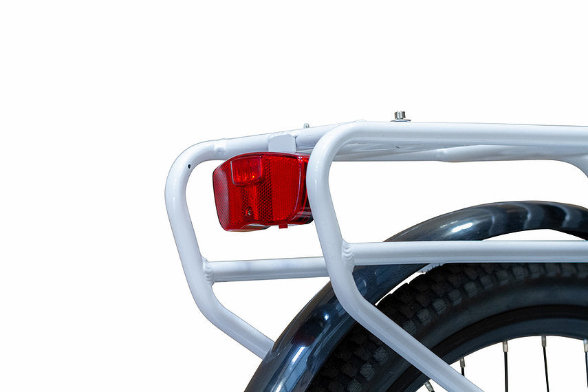 Electric Bike EW BAM-Step Thru Electric Bike By E-wheels-White - PureUps