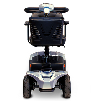 ewheels medical ew-m41 power folding lightweight travel scooter front image - fully assembled - PUREUPS 