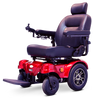 EWHEELS medical ew-m51 motorized wheelchair - fully assembled - full image - color red and black - PUREUPS 