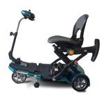 Blue / 12V12Ah SLA (x2 Included) 4 WHEEL SCOOTER EV Rider Transport Plus Foldable Scooter - Airline Approved - PureUps